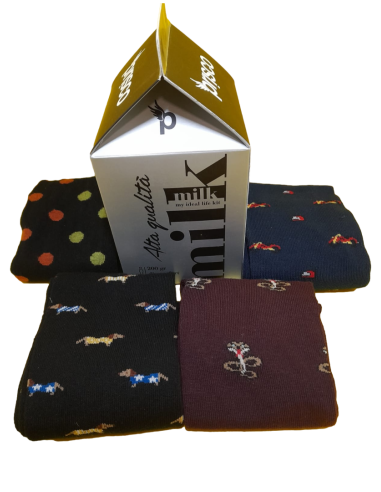Prisco - MILK - CALZA LUNGA FANTASIA Prisco - MILK - CALZA LUNGA FANTASIA