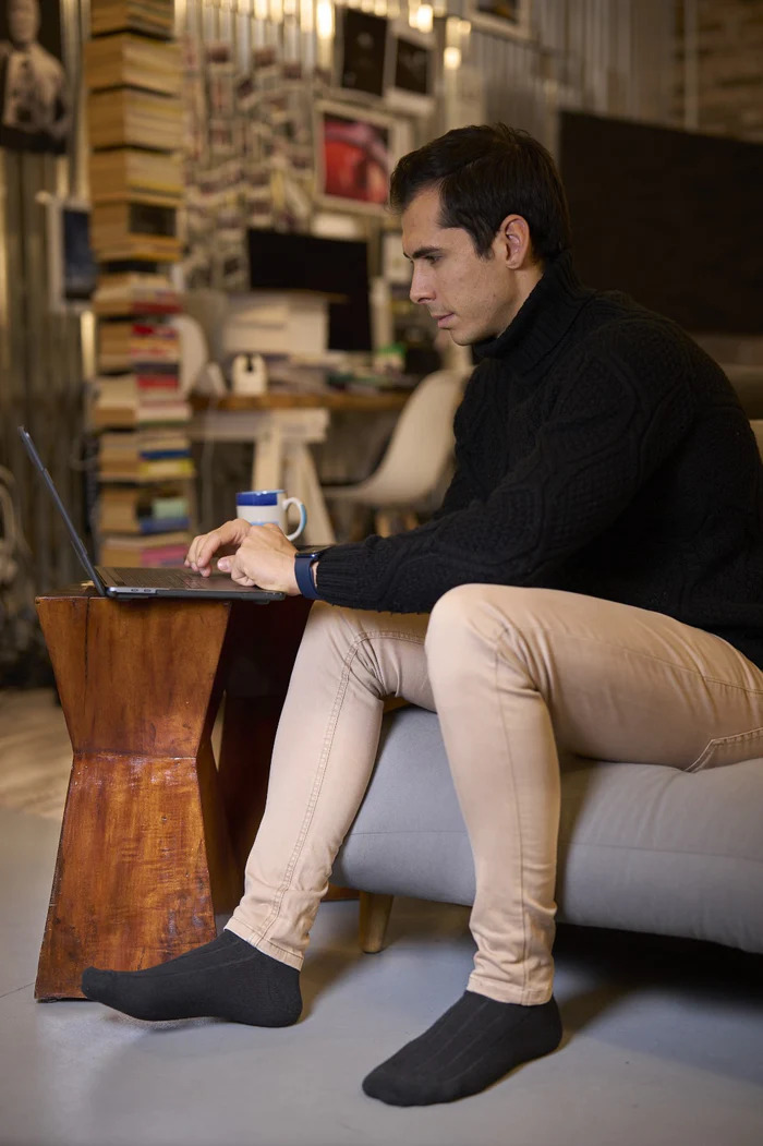 Calza da uomo di lana