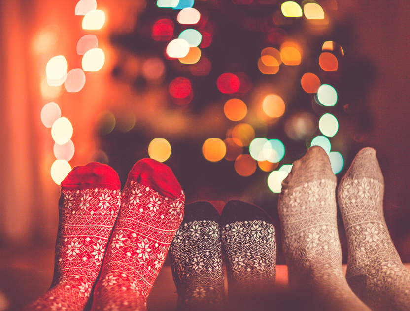 calze e collant unici per Natale