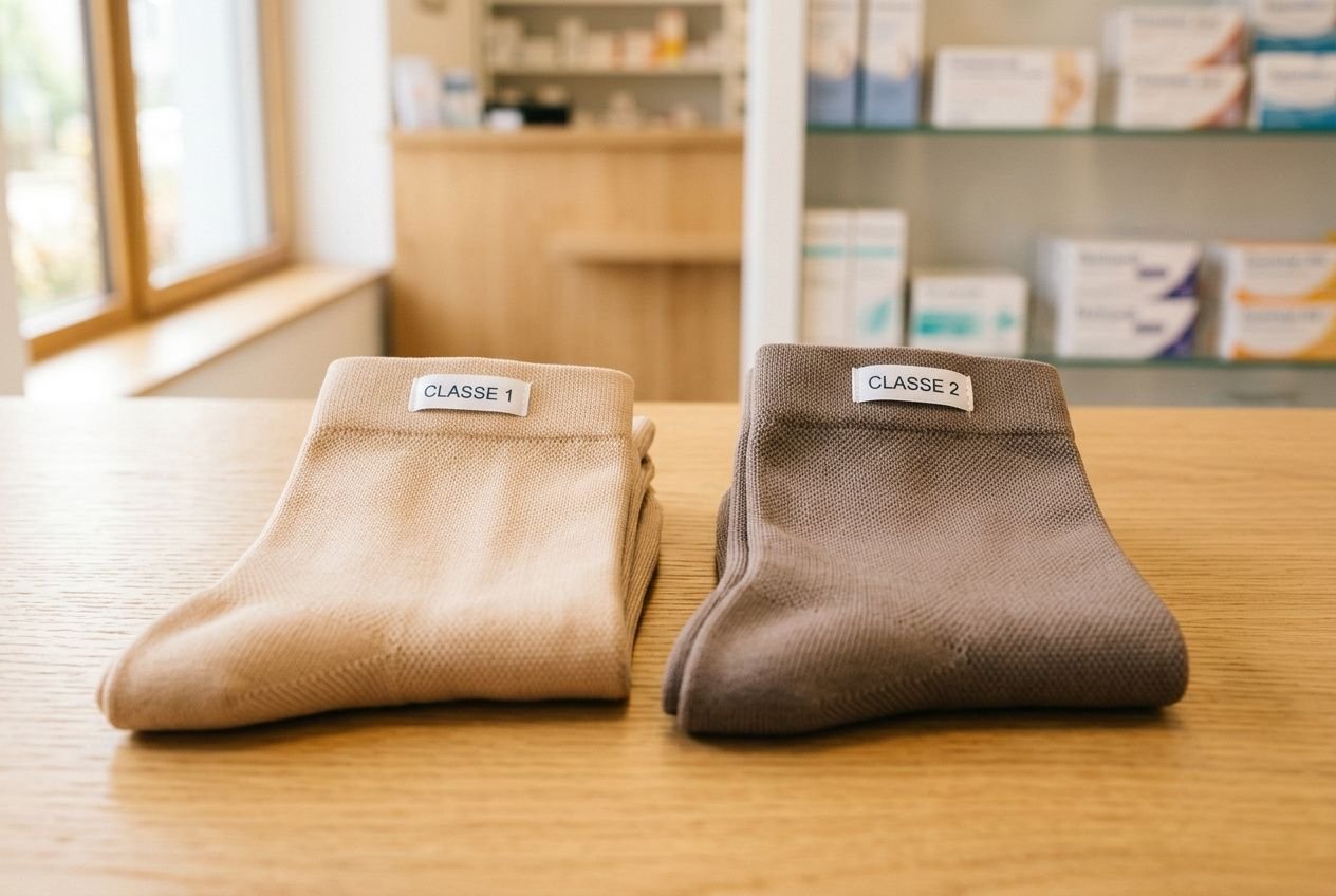 Differenza tra classe 1 e 2 calze a compressione graduata
