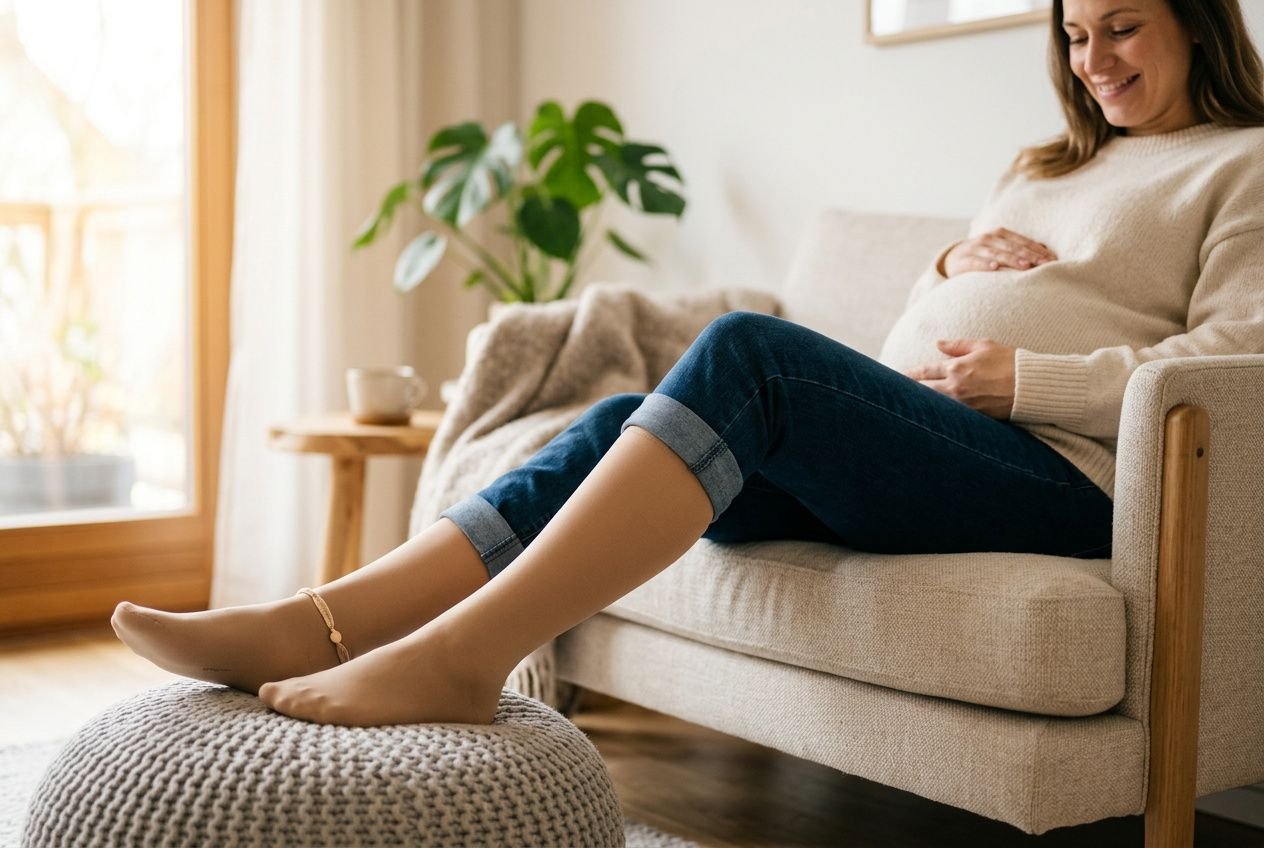 Calze compressive in gravidanza: guida alla compressione graduata